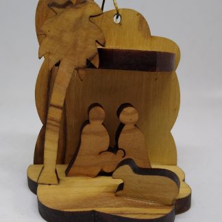 Small candle nativity