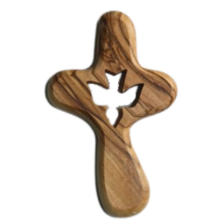 Holding cross with Dove
