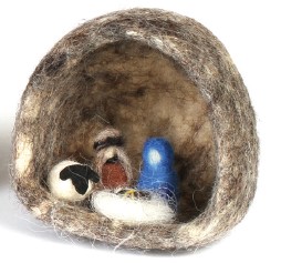 Handmade Felt Wool Nativity - Small
