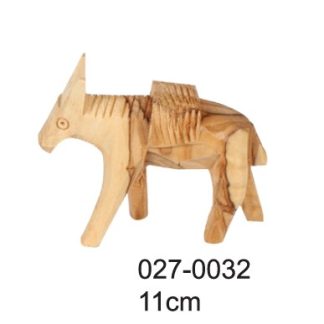 Olive Wood Standing Donkey